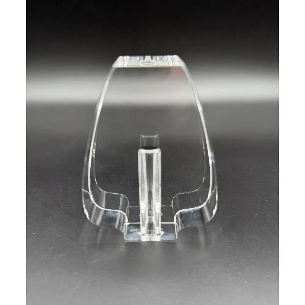 Tizo Design Clear Heavy Crystal Bud Vase 3.5” Modern Minimalist Decor